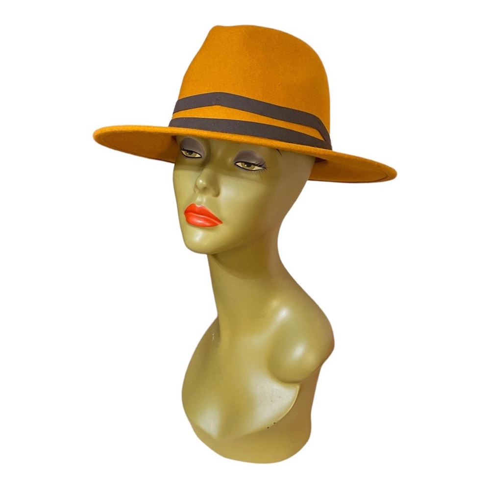 Woman’s Fedora Banded Hat - Picture 2 of 5